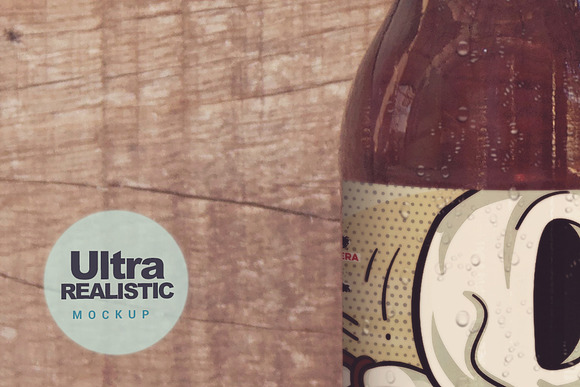 Formentera Wood | Beer Mockup in Product Mockups - product preview 3