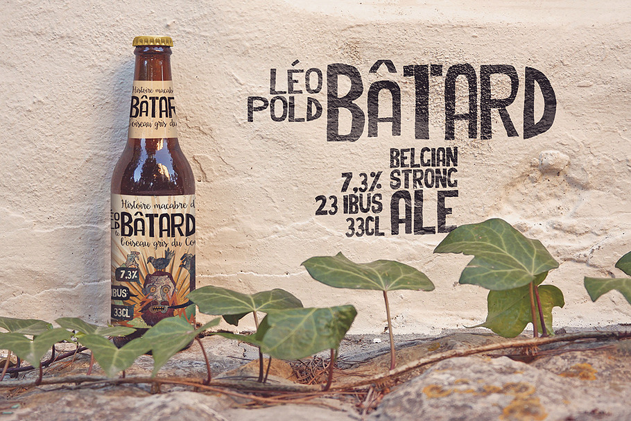 Formentera Wall | Beer Mockup in Product Mockups - product preview 8