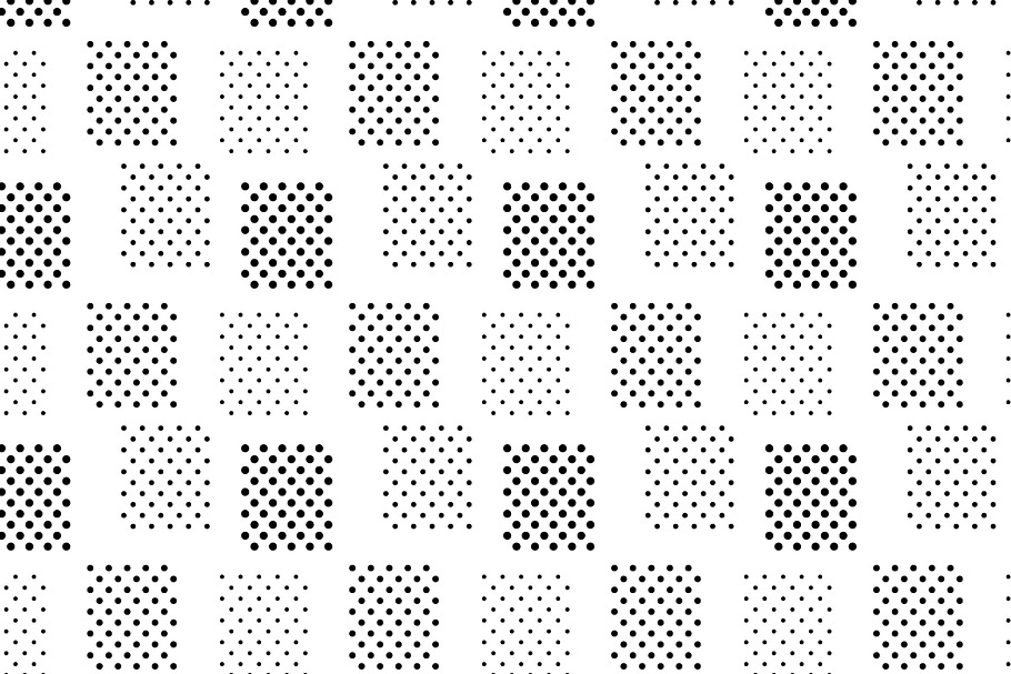 Black and white polka dots pattern in Patterns - product preview 8