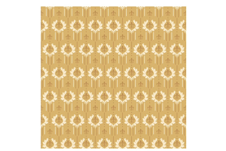 Vintage Wallpaper Vector in Patterns - product preview 8