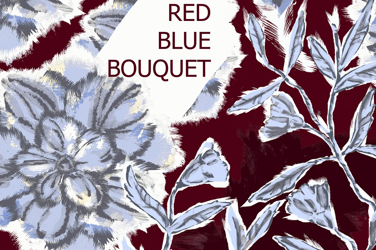 Blue Bouquet in Patterns - product preview 8