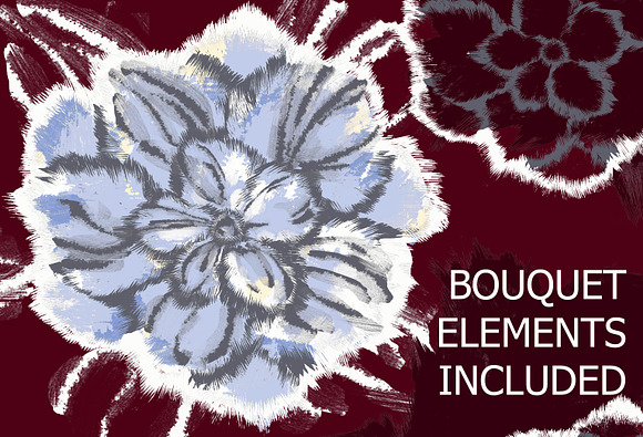 Blue Bouquet in Patterns - product preview 1