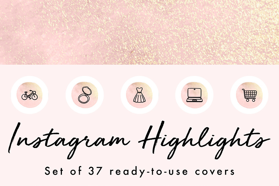 37 Watercolor Instagram Highlights in Instagram Templates - product preview 8