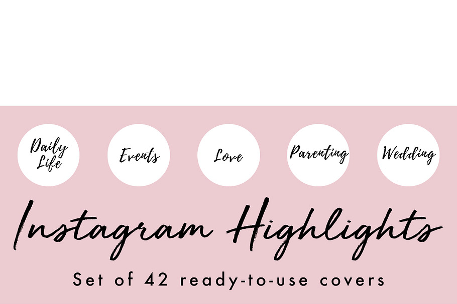 42 Word Instagram Highlight Covers in Instagram Templates - product preview 8