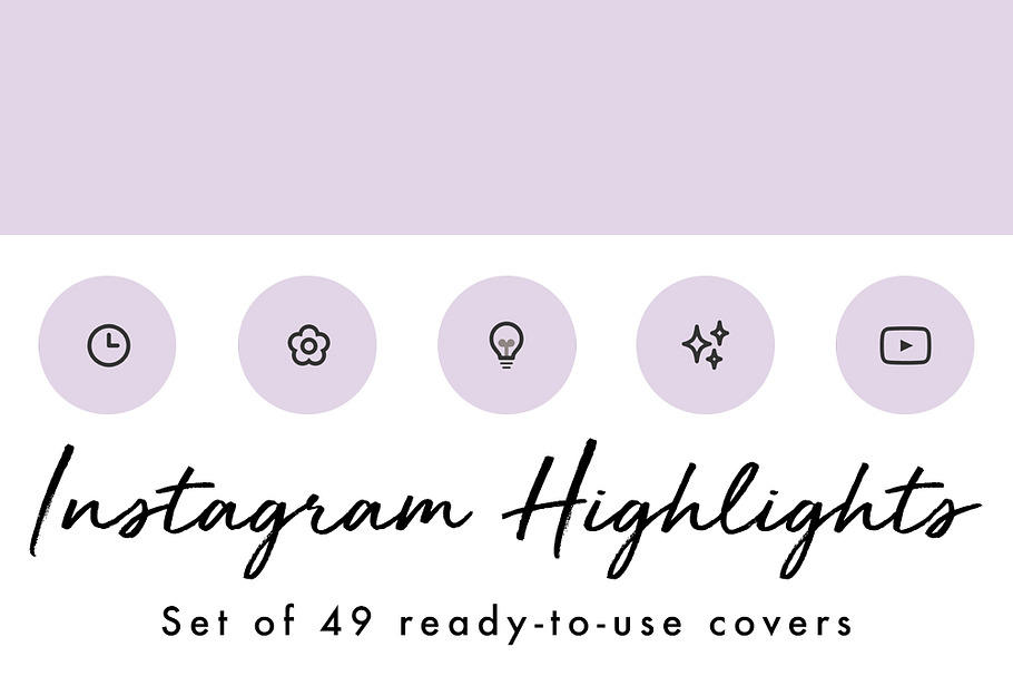 49 Instagram Story Highlight Covers in Instagram Templates - product preview 8
