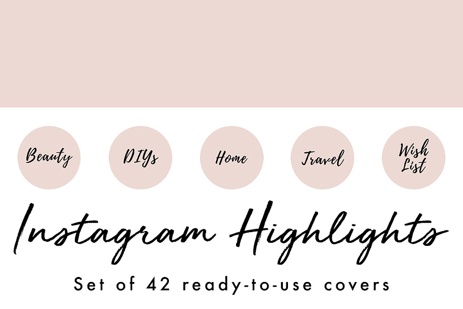 42 Pink Blogger Instagram Covers in Instagram Templates - product preview 8