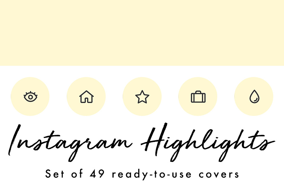 49 Minimal Yellow Instagram Covers in Instagram Templates - product preview 8