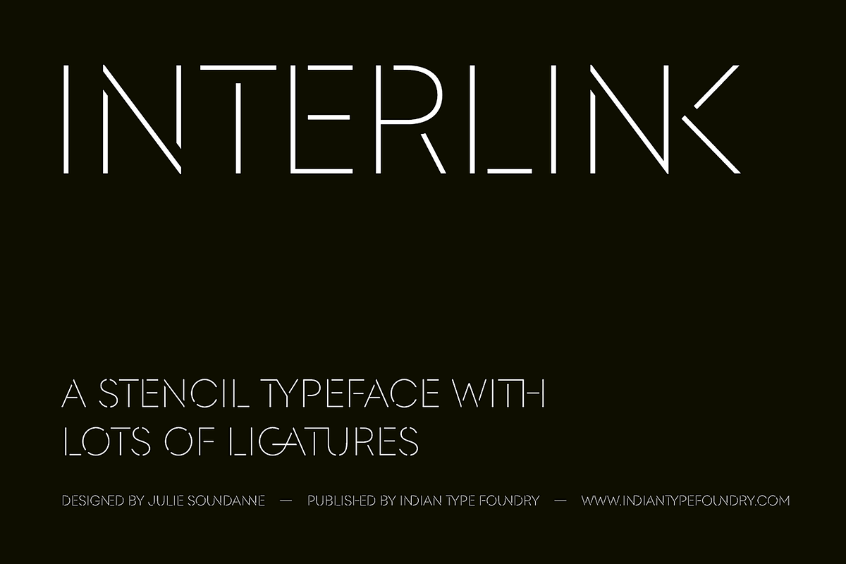 Interlink — 80% OFF in Display Fonts - product preview 8