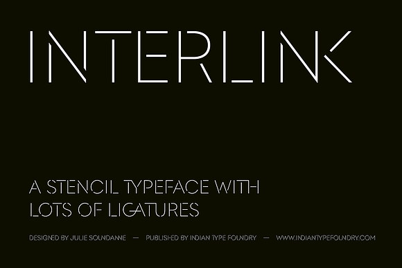 Interlink — 80% OFF in Display Fonts - product preview 1