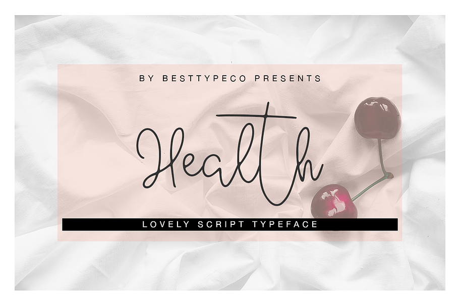 Health in Script Fonts - product preview 8