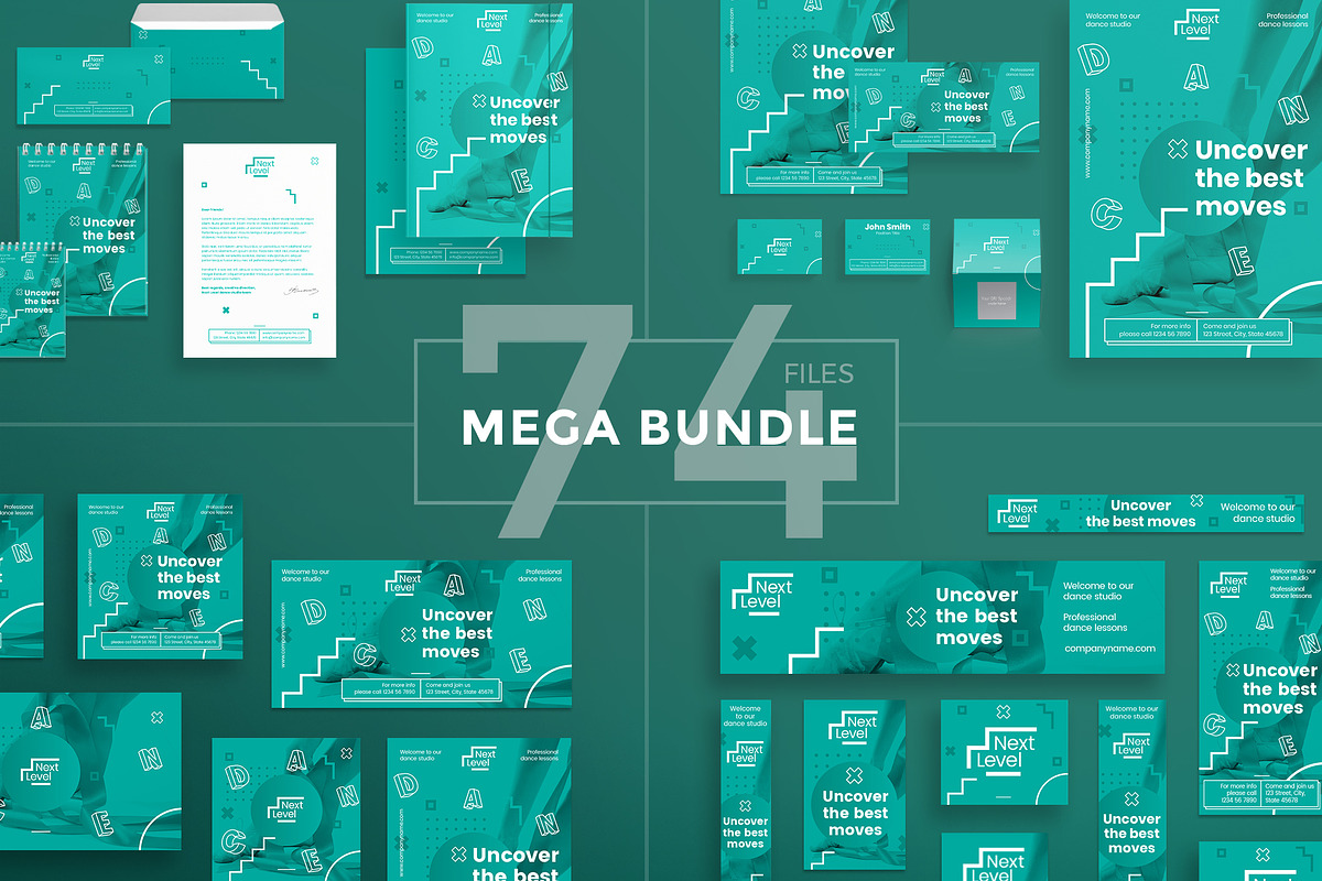 Mega Bundle | Dance Studio in Templates - product preview 8