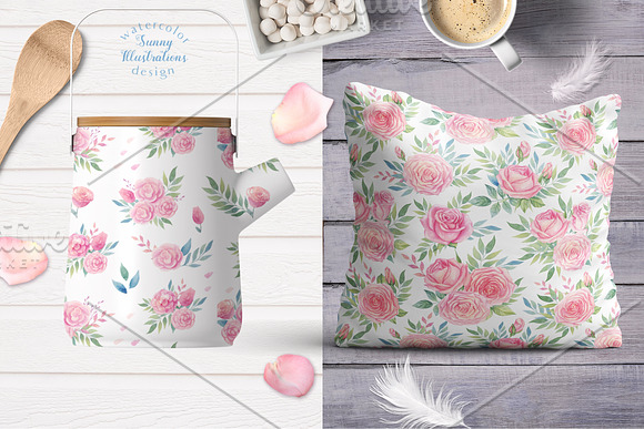Love & Tenderness Watercolor in Patterns - product preview 3