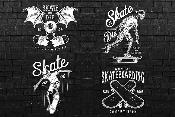Skateboard templates in Templates - product preview 2