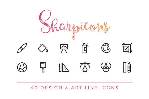 Design & Art Line Icons