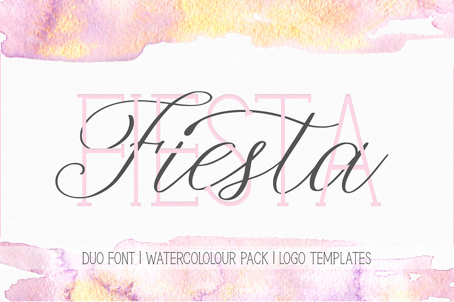 Fiesta. Font Duo. + Bonuses in Scrapbooking Fonts - product preview 8