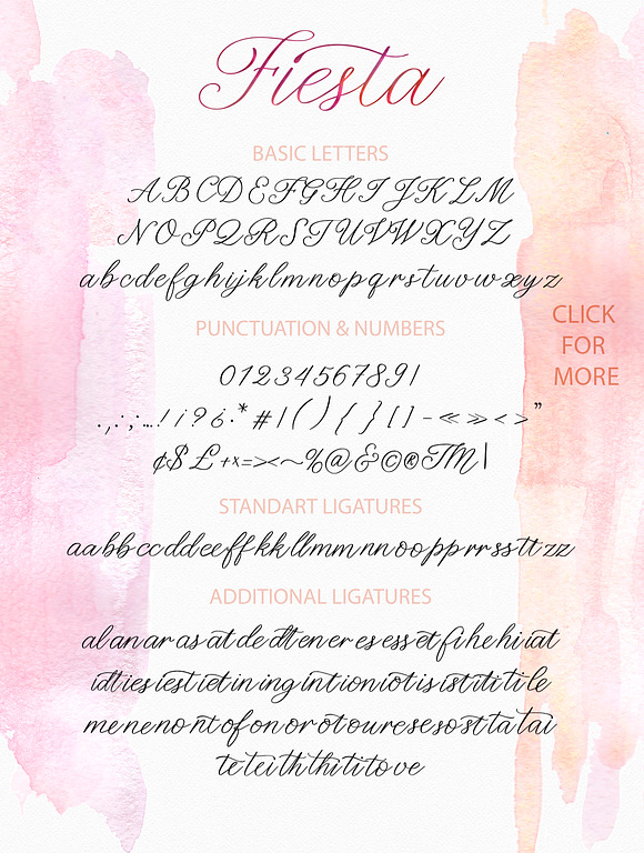 Fiesta. Font Duo. + Bonuses in Scrapbooking Fonts - product preview 4