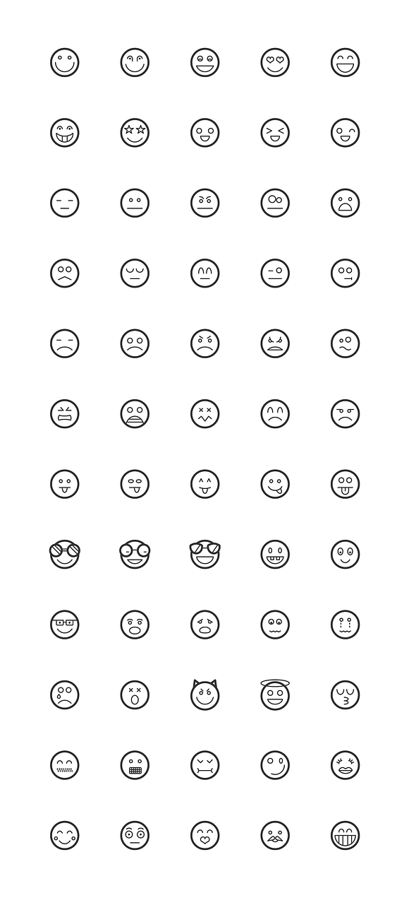 Emoticons & Emoji Line Icons in Emotion Icons - product preview 5