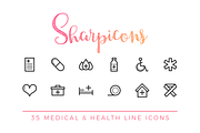 Medical & Health Line Icons