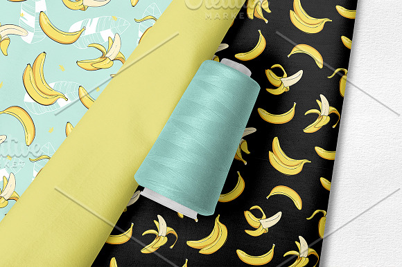 Bananas set in Illustrations - product preview 3