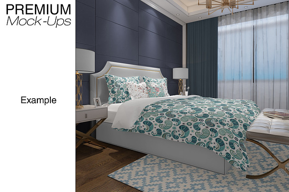 Bedding Mockup Set in Product Mockups - product preview 9