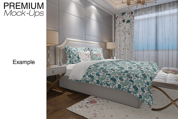 Bedding Mockup Set in Product Mockups - product preview 10