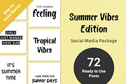 Summer Vibes Edition - Social Media
