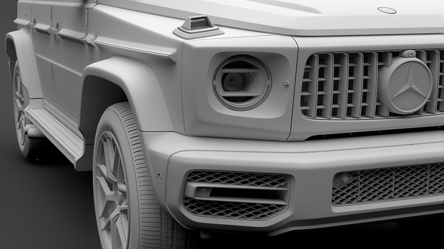 Mercedes AMG G 63 Edition1 W464 2019 in Vehicles - product preview 17