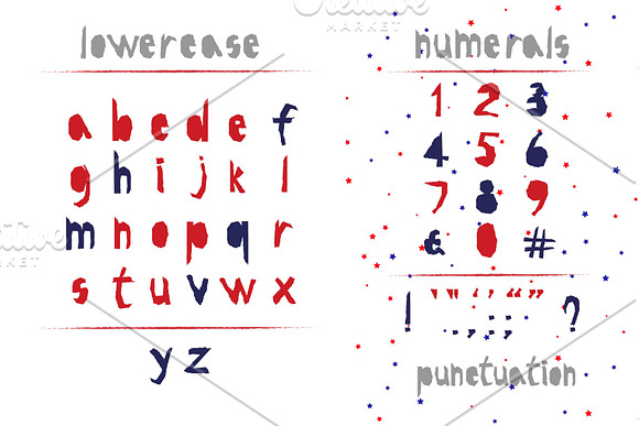 4th July grunge pattern pack in Patterns - product preview 4