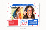 4th of july mini session template