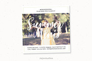 Summer minis template