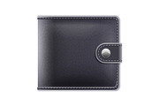 Black purse for money male accessory