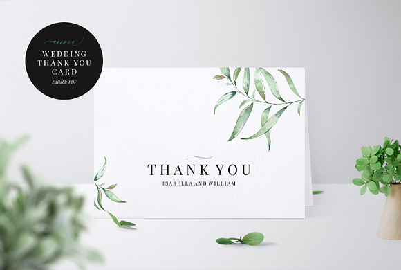 Wedding Invitation Suite, Aurora in Wedding Templates - product preview 11