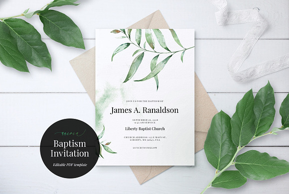 Wedding Invitation Bundle, Aurora in Wedding Templates - product preview 16