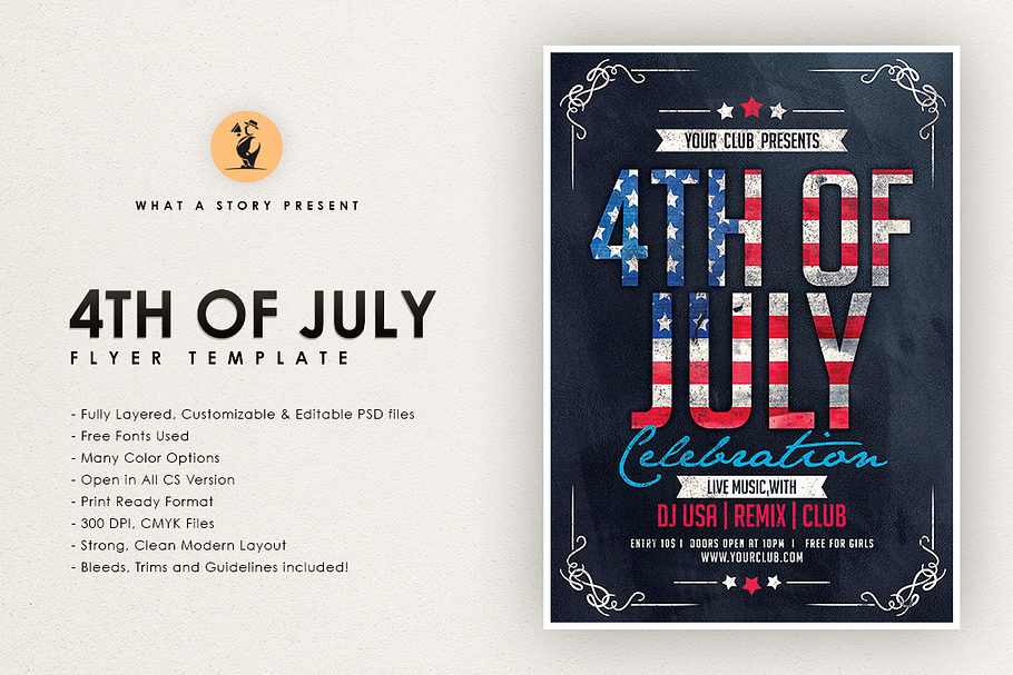 4th Of July in Flyer Templates - product preview 8