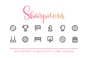 Sport & Activity Line Icons