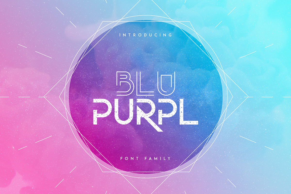 BluPurpl font family + Extra 70% OFF in Sans-Serif Fonts - product preview 8