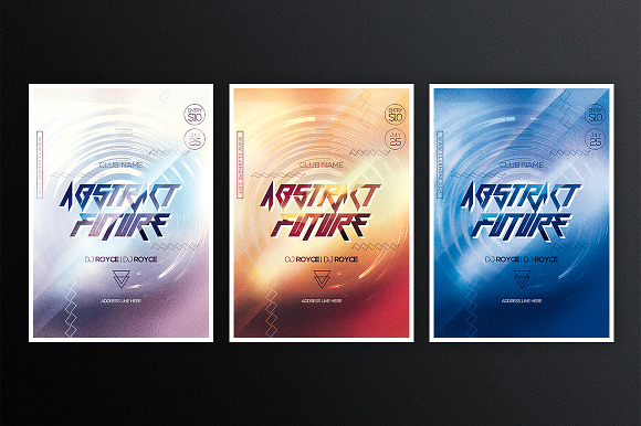 Abstract Art in Flyer Templates - product preview 1