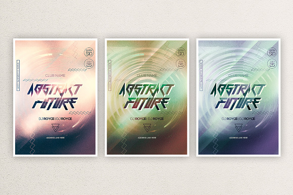 Abstract Art in Flyer Templates - product preview 2