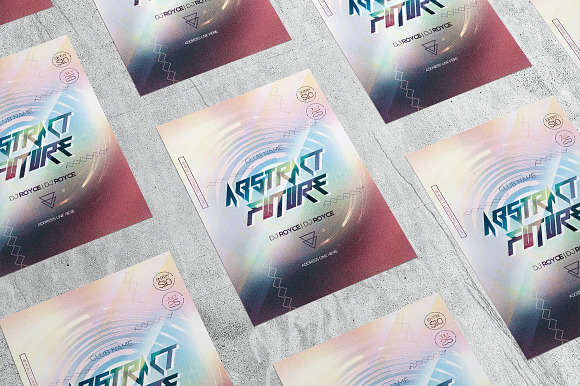Abstract Art in Flyer Templates - product preview 3