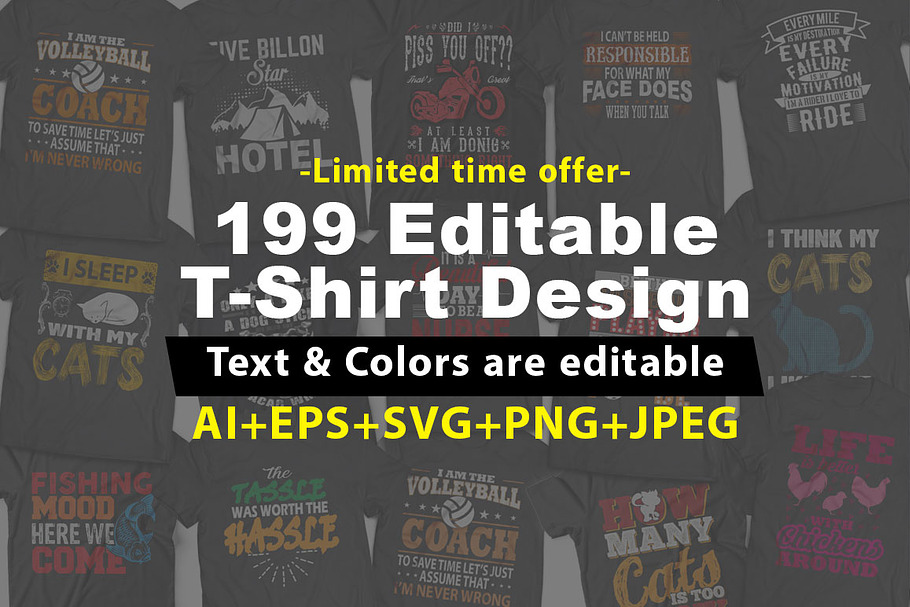 199 Editable T shirt Design in Objects - product preview 8
