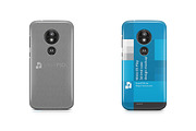 Moto E5 Play 3d IMD Case Mockup
