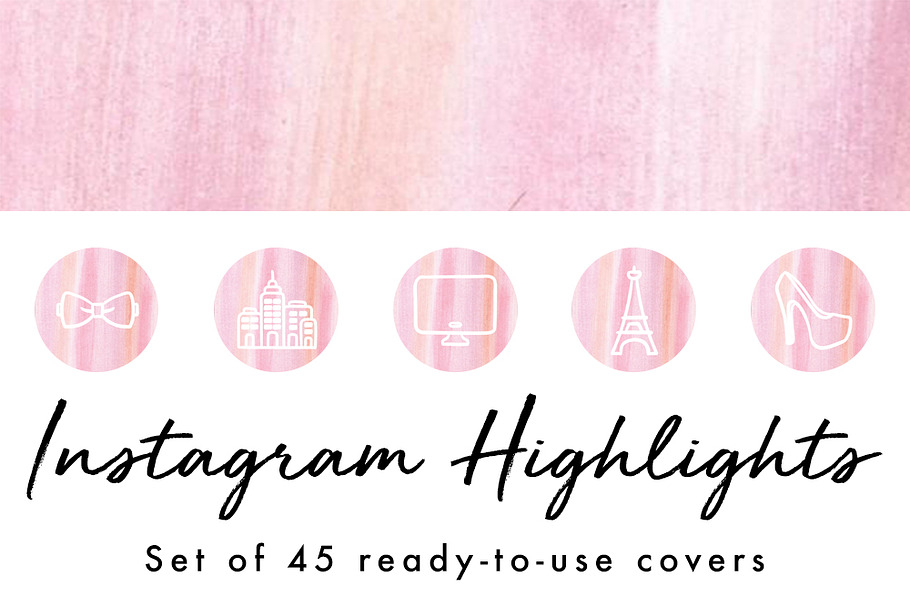 45 Instagram Story Highlight Covers in Instagram Templates - product preview 8