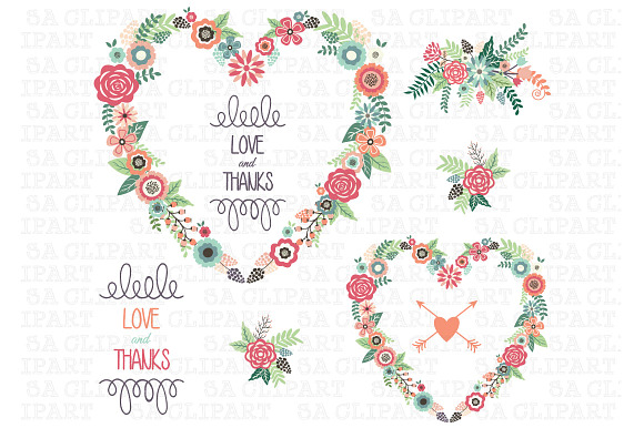 Wedding Clipart in Illustrations - product preview 2