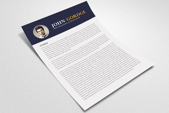 Professional Job CV Resume Word in Resume Templates - product preview 2