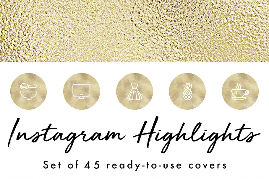 45 Instagram Story Highlight Icons in Instagram Templates - product preview 8