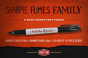 Sharpie Fumes Font Family