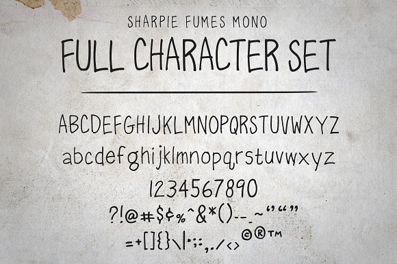 Sharpie Fumes Font Family in Display Fonts - product preview 3