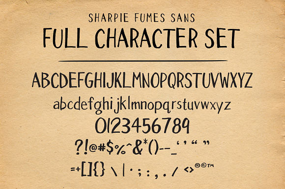Sharpie Fumes Font Family in Display Fonts - product preview 5
