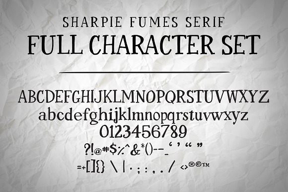 Sharpie Fumes Font Family in Display Fonts - product preview 7