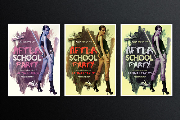 After School Party in Flyer Templates - product preview 2